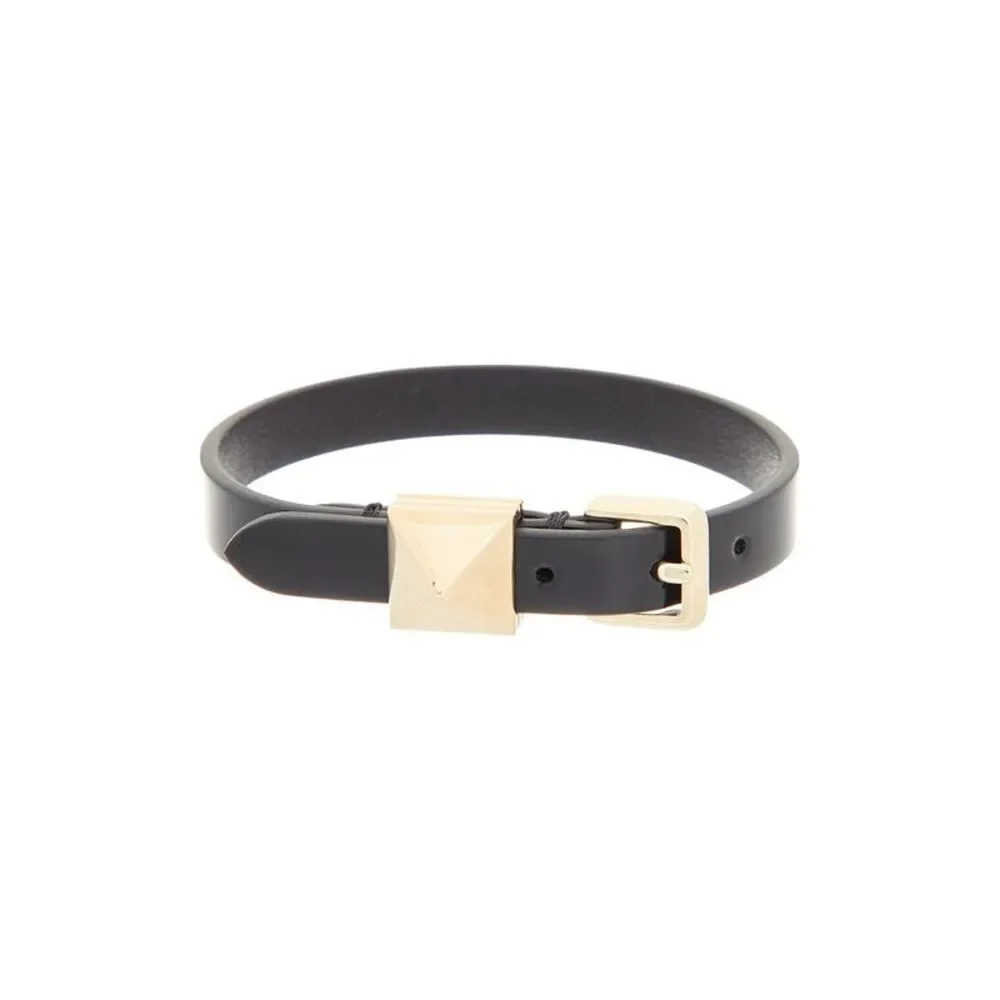 Valentino Vlogo Leather Bracelet
